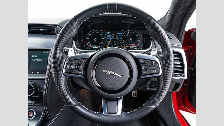 2023 認定中古車 Jaguar F-Type フィレンツェレッド P450 オートマチック 全輪駆動 F-TYPEクーペ R-DYNAMIC BLACK