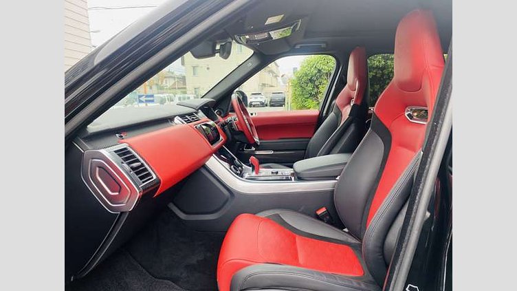2022 認定中古車 Land Rover Range Rover Sport サントリーニブラック 5.0L V8スーパーチャージドガソリン 575PS SVR