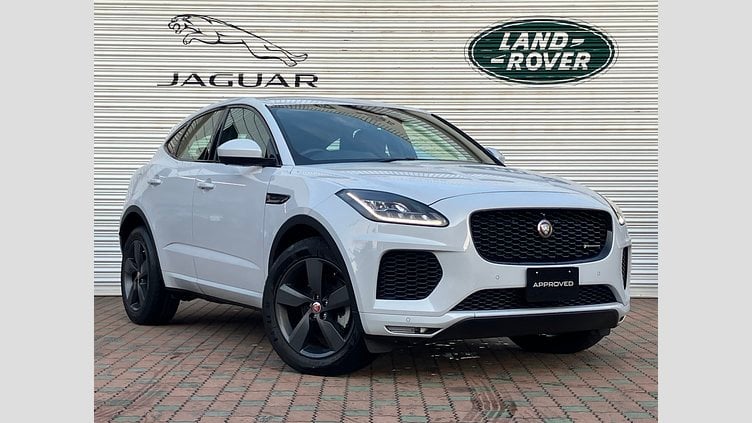 2020 認定中古車 Jaguar E-Pace ユーロンホワイト D180 オートマチック全輪駆動 CHEQUERED FLAG