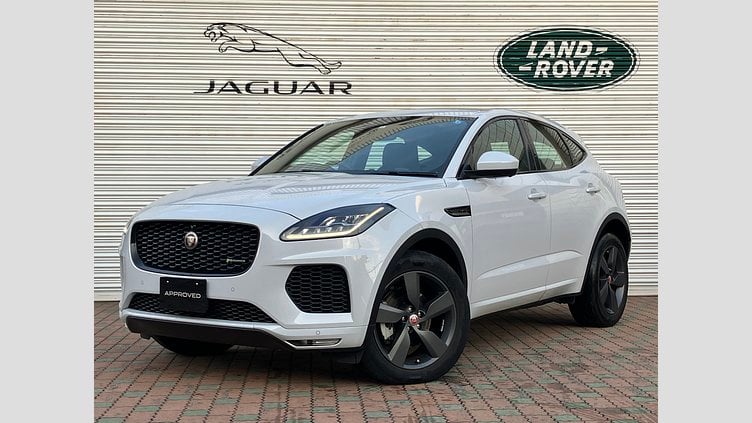 2020 認定中古車 Jaguar E-Pace ユーロンホワイト D180 オートマチック全輪駆動 CHEQUERED FLAG