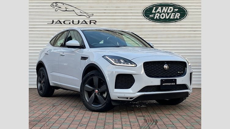 2020 認定中古車 Jaguar E-Pace ユーロンホワイト D180 オートマチック全輪駆動 CHEQUERED FLAG