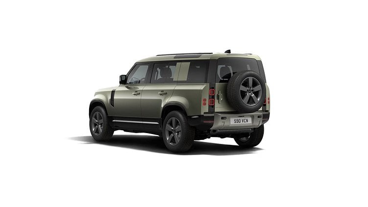 2025 ใหม่ Land Rover Defender 110 Pangea Green Petrol Plug-in Electric Hybrid X-Dynamic SE
