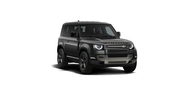 2025 NAUJI AUTOMOBILIAI Land Rover Defender 90 Carpathian Grey D200 Diesel Mild Hybrid X-Dynamic SE