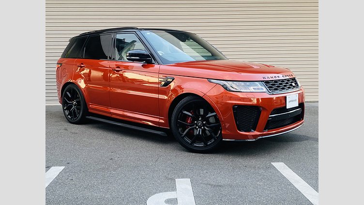 2022 認定中古車 Land Rover Range Rover Sport SVO Premium Palette Orange 5.0L V8スーパーチャージドガソリン 575PS SVR