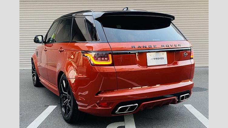 2022 認定中古車 Land Rover Range Rover Sport SVO Premium Palette Orange 5.0L V8スーパーチャージドガソリン 575PS SVR