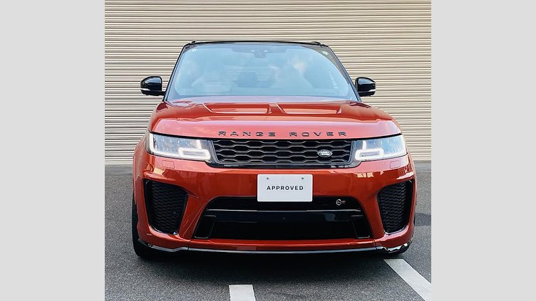 2022 認定中古車 Land Rover Range Rover Sport SVO Premium Palette Orange 5.0L V8スーパーチャージドガソリン 575PS SVR