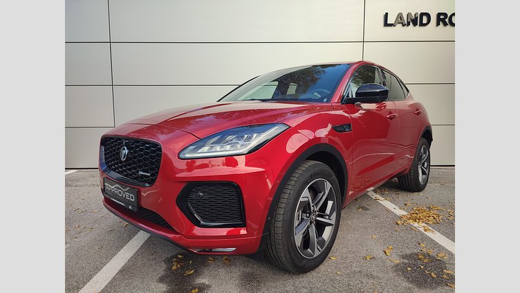 2024 Approved/Jazdené Jaguar E-Pace Firenze Red AWD 2.0 I4 D165 MHEV R-Dynamic S AWD