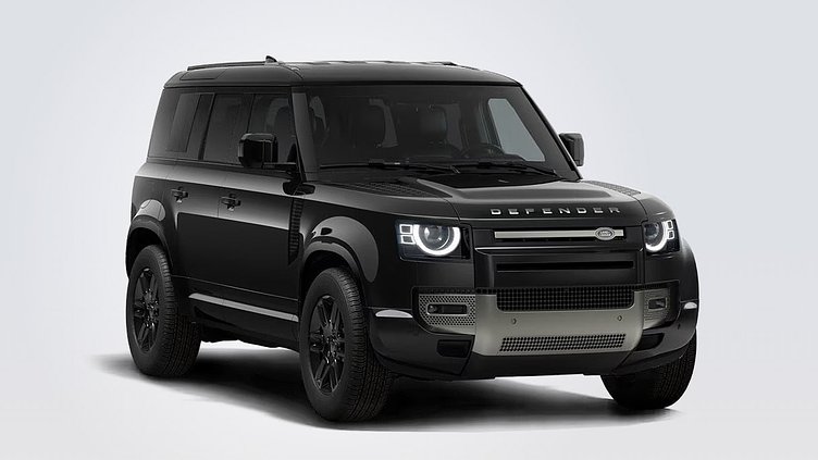 2025 SKLADOVÉ VOZIDLÁ Land Rover Defender 110 Santorini Black D250 MHEV D250 X-Dynamic SE