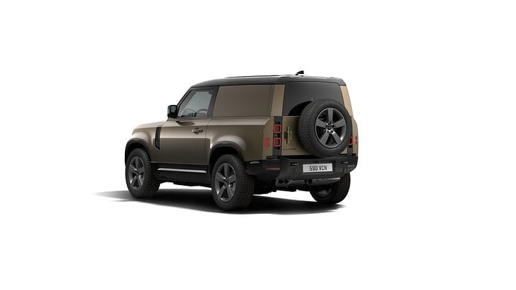 2025 Ny Land Rover Defender 90 Gondwana Stone 3.0 D250 Hard Top X-Dynamic SE