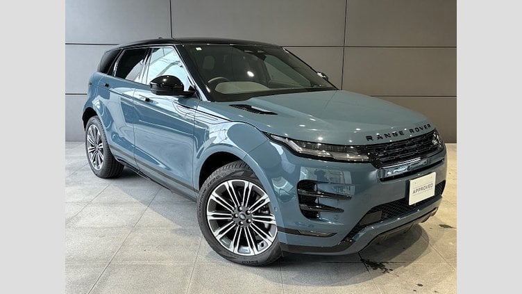 2024 認定中古車 Land Rover Range Rover Evoque トライベッカブルー P250（ガソリン） スタンダードホイールベース DYNAMIC HSE