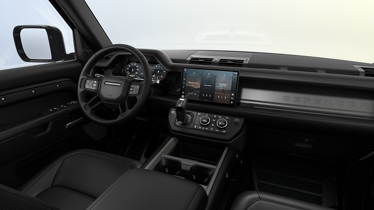 2025 New Land Rover Defender 110 Santorini Black P525 Petrol V8