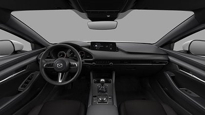 2025 Jauns Mazda 3 Arctic White 2.5 M Hybrid e-Skyactiv G MT Prime-line (5)
