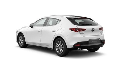 2025 Jauns Mazda 3 Arctic White 2.5 M Hybrid e-Skyactiv G MT Prime-line (3)