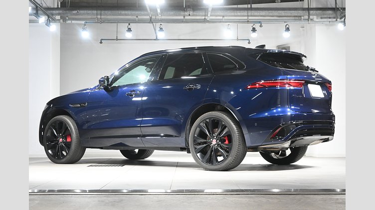 2024 認定中古車 Jaguar F-Pace Portofino Blue 2.0L I4 Pet Mid DOHC AJ200 R-DYNMIC HSE P250