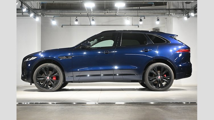 2024 認定中古車 Jaguar F-Pace Portofino Blue 2.0L I4 Pet Mid DOHC AJ200 R-DYNMIC HSE P250