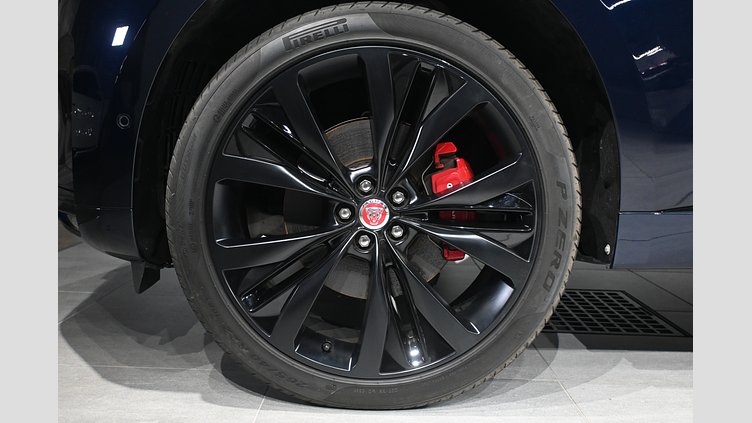 2024 認定中古車 Jaguar F-Pace Portofino Blue 2.0L I4 Pet Mid DOHC AJ200 R-DYNMIC HSE P250