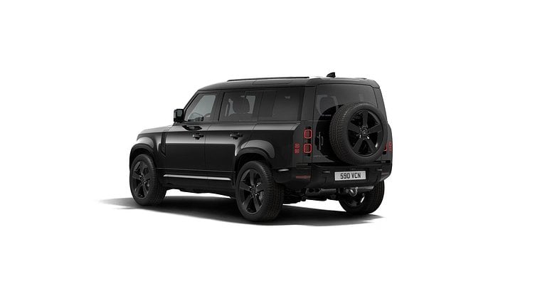 2025 Nýr bíll Land Rover Defender 110 Santorini Black D250 Diesel Mild Hybrid X-Dynamic HSE