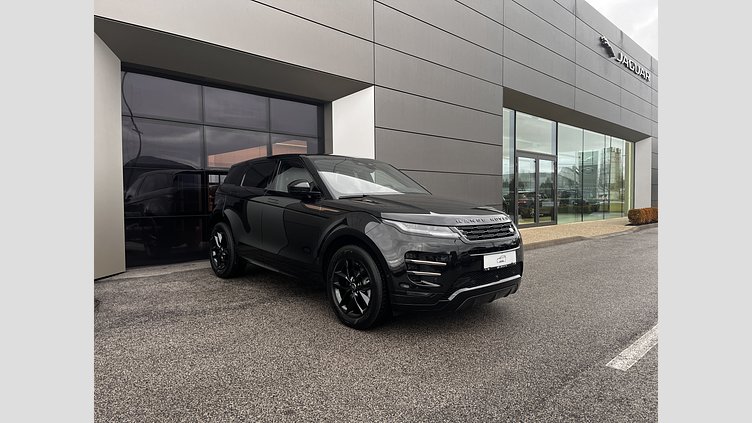 2025 SKLADOVÉ VOZIDLÁ Land Rover Range Rover Evoque Čierna Santorini D200 AWD AUTOMAT MHEV Dynamic SE