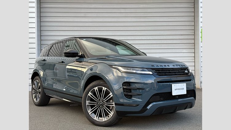 2024 認定中古車 Land Rover Range Rover Evoque トライベッカブルー P250（ガソリン） スタンダードホイールベース DYNAMIC HSE