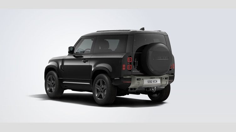 2024 Nou Land Rover Defender 90 Santorini Black 3.0D I6 250CP X-Dynamic SE