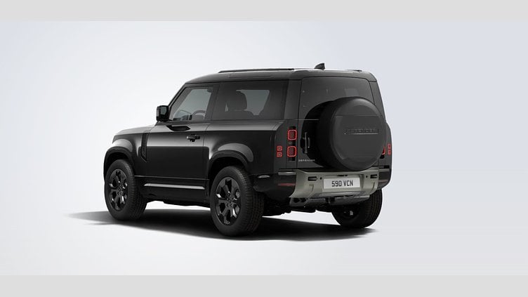 2024 Nou Land Rover Defender 90 Santorini Black 3.0D I6 300CP X-Dynamic HSE