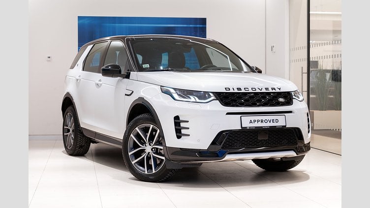 2024 Apstiprināts Land Rover Discovery Sport Fuji White D165 Diesel Mild Hybrid Standard Wheelbase Dynamic SE