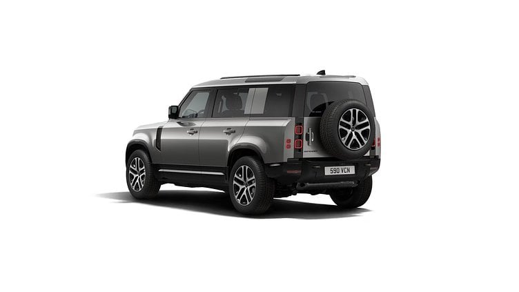 2025 Ny Land Rover Defender 110 Silicon Silver Bensin Laddhybrid X-Dynamic SE