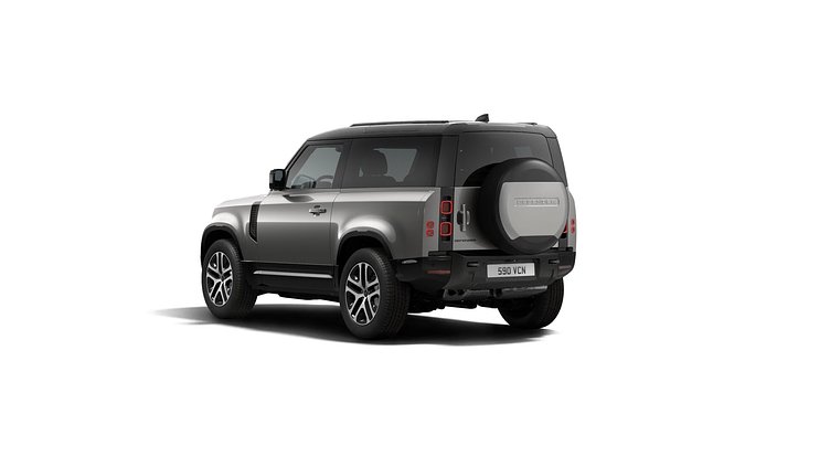 2025 Ny Land Rover Defender 90 Silicon Silver D300 Diesel Mild Hybrid X-Dynamic SE