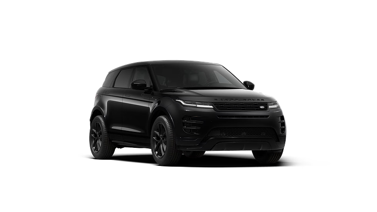 2025 SKLADOVÉ VOZIDLÁ Land Rover Range Rover Evoque Santorini Black AWD P270e Dynamic SE