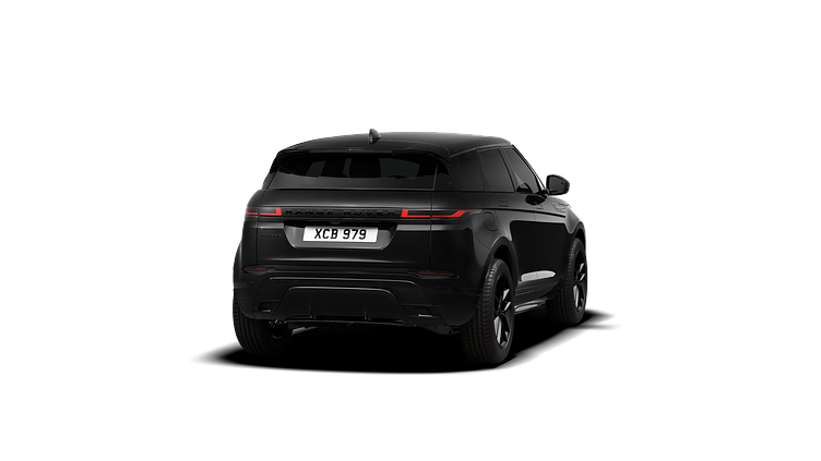 2025 SKLADOVÉ VOZIDLÁ Land Rover Range Rover Evoque Santorini Black AWD P270e Dynamic SE