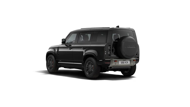2025 New Land Rover Defender 110 Santorini Black P400 Petrol Mild Hybrid X