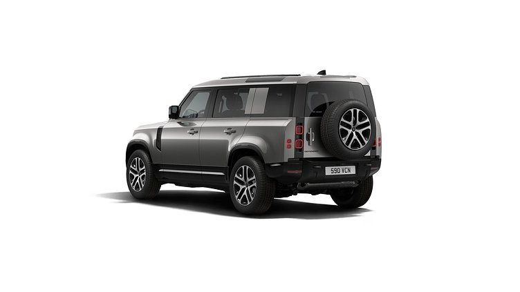 2025 Ny Land Rover Defender 110 Silicon Silver Bensin Laddhybrid X-Dynamic SE
