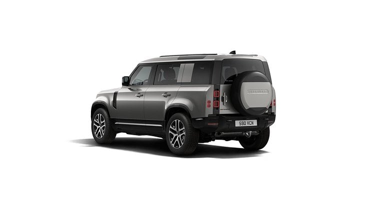 2025 Ny Land Rover Defender 110 Silicon Silver Bensin Laddhybrid X-Dynamic SE
