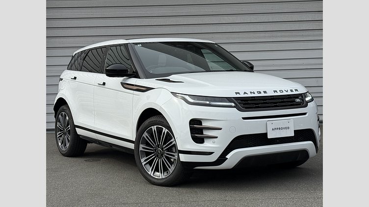 2024 認定中古車 Land Rover Range Rover Evoque フジホワイト P300eプラグインハイブリッド（ガソリン） スタンダードホイールベース DYNAMIC HSE