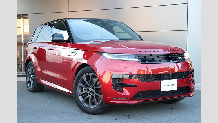 2024 認定中古車 Land Rover Range Rover Sport フィレンツェレッド P550eプラグインハイブリッド（ガソリン） スタンダードホイールベース Dynamic SE