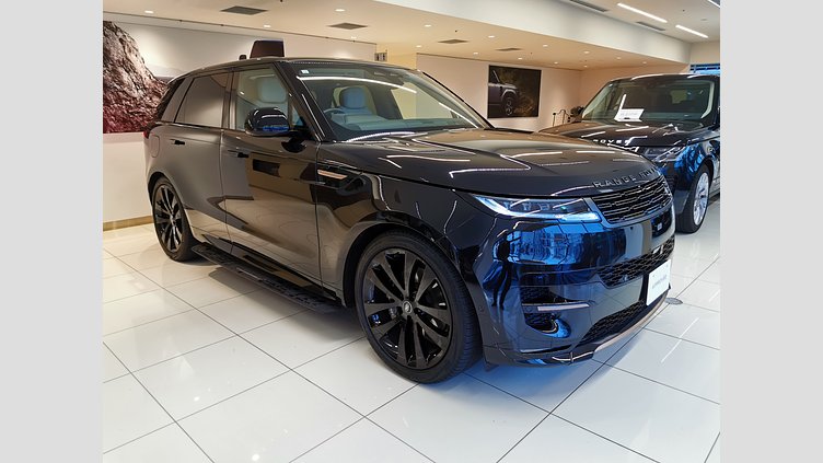 2024 認定中古車 Land Rover Range Rover Sport サントリーニブラック D300マイルドハイブリッド スタンダードホイールベース Dynamic SE