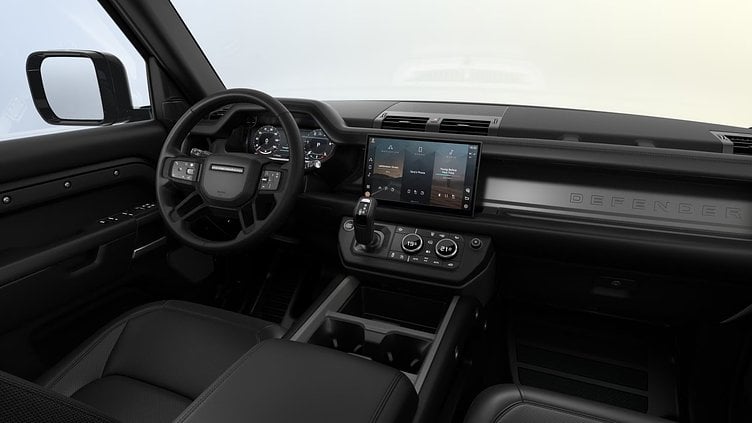 2025 New Land Rover Defender 110 Santorini Black P525 Petrol V8