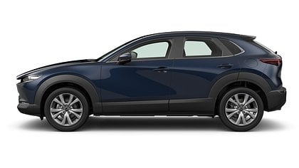 2025 Uus Mazda CX-30 Deep Crystal Blue 2.5 M Hybrid e-Skyactiv G AT Centre-line (2)