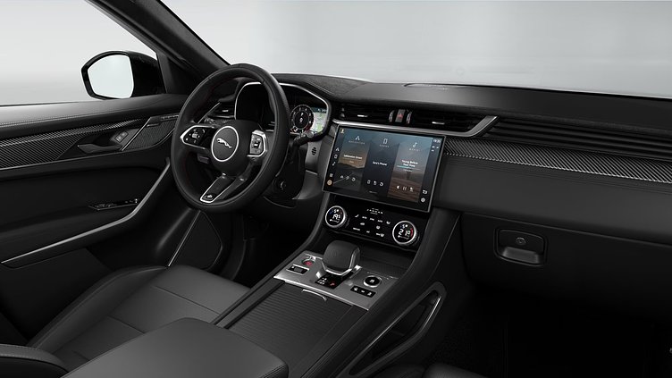 2026 New Jaguar F-Pace Ligurian Black in Satin finish P575 PETROL SVR 575 EDITION