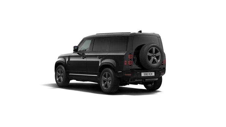 2025 Ny Land Rover Defender 110 Santorini Black 3.0 D250 Hard Top X-Dynamic SE