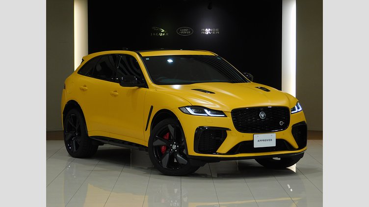 2024 認定中古車 Jaguar F-Pace Sorrento Yellow P550 AWD（オートマチック） SVR