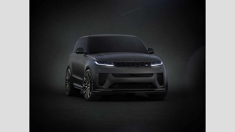 2025 Új Land Rover Range Rover Sport SV Bespoke Match-to-Sample Black in Satin finish 4,4 LITERES, V8 635 LE SV CELESTIAL THEIA CURATION