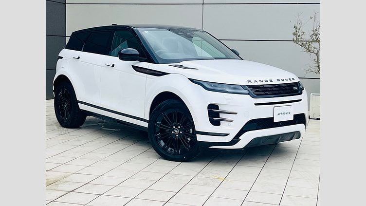 2024 認定中古車 Land Rover Range Rover Evoque オストゥーニパールホワイト P300eプラグインハイブリッド（ガソリン） スタンダードホイールベース DYNAMIC HSE