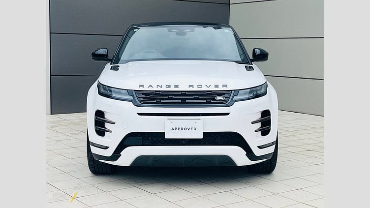 2024 認定中古車 Land Rover Range Rover Evoque オストゥーニパールホワイト P300eプラグインハイブリッド（ガソリン） スタンダードホイールベース DYNAMIC HSE