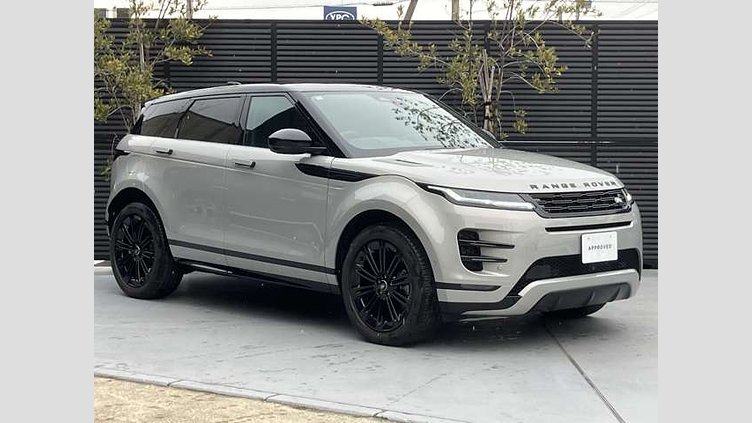 2024 認定中古車 Land Rover Range Rover Evoque ソウルパールシルバー P300eプラグインハイブリッド（ガソリン） スタンダードホイールベース DYNAMIC HSE