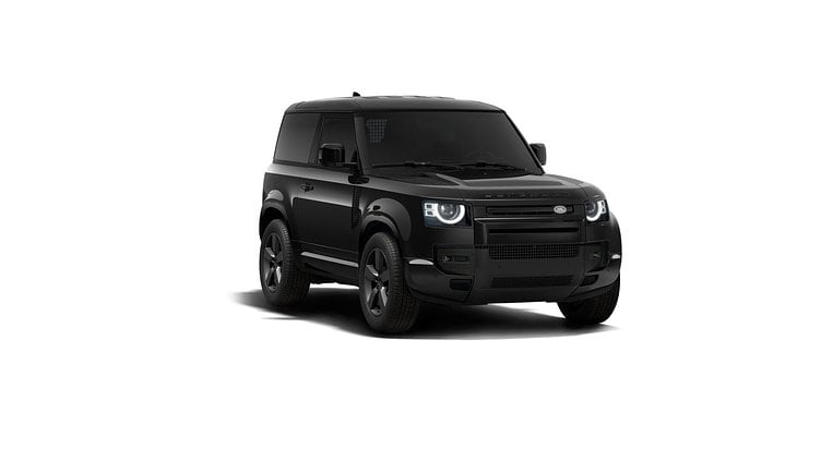 2025 Ny Land Rover Defender 90 Santorini Black 3.0 D250 Hard Top X-Dynamic SE