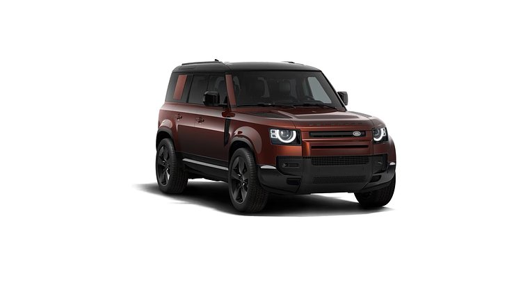 2025 SKLADOVÉ VOZIDLÁ Land Rover Defender 110 Červená Sedona AWD D300 Sedona Edition