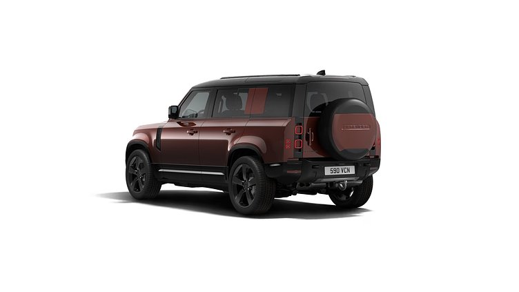 2025 SKLADOVÉ VOZIDLÁ Land Rover Defender 110 Červená Sedona AWD D300 Sedona Edition