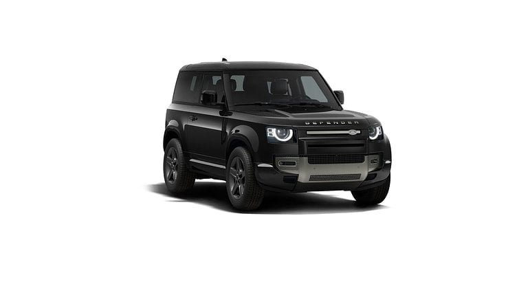 2025 New Land Rover Defender 90 Santorini Black P400 Petrol Mild Hybrid X-Dynamic SE