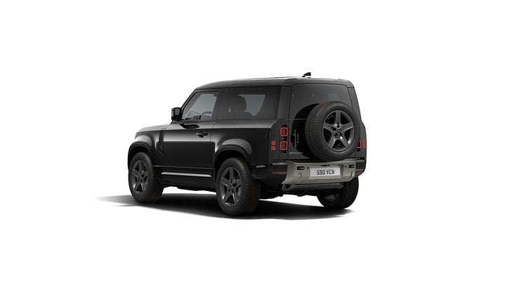 2025 New Land Rover Defender 90 Santorini Black P400 Petrol Mild Hybrid X-Dynamic SE